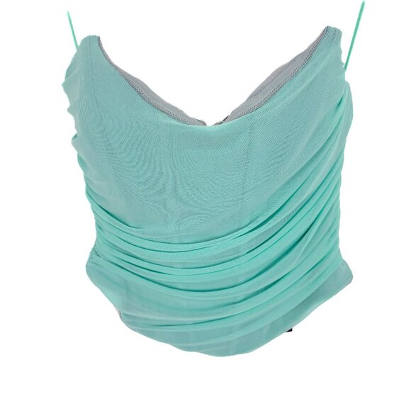 JLUXLABEL Tops - NWT JLUXLABEL Strapless Ruched Draped Cropped Corset Tube Top Size Small S NEW